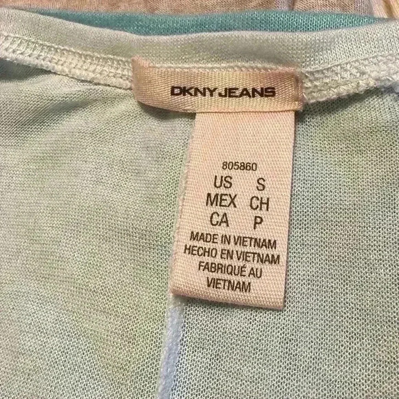 DKNY T-SHIRT Layered Look women S - Picture 5 of 5